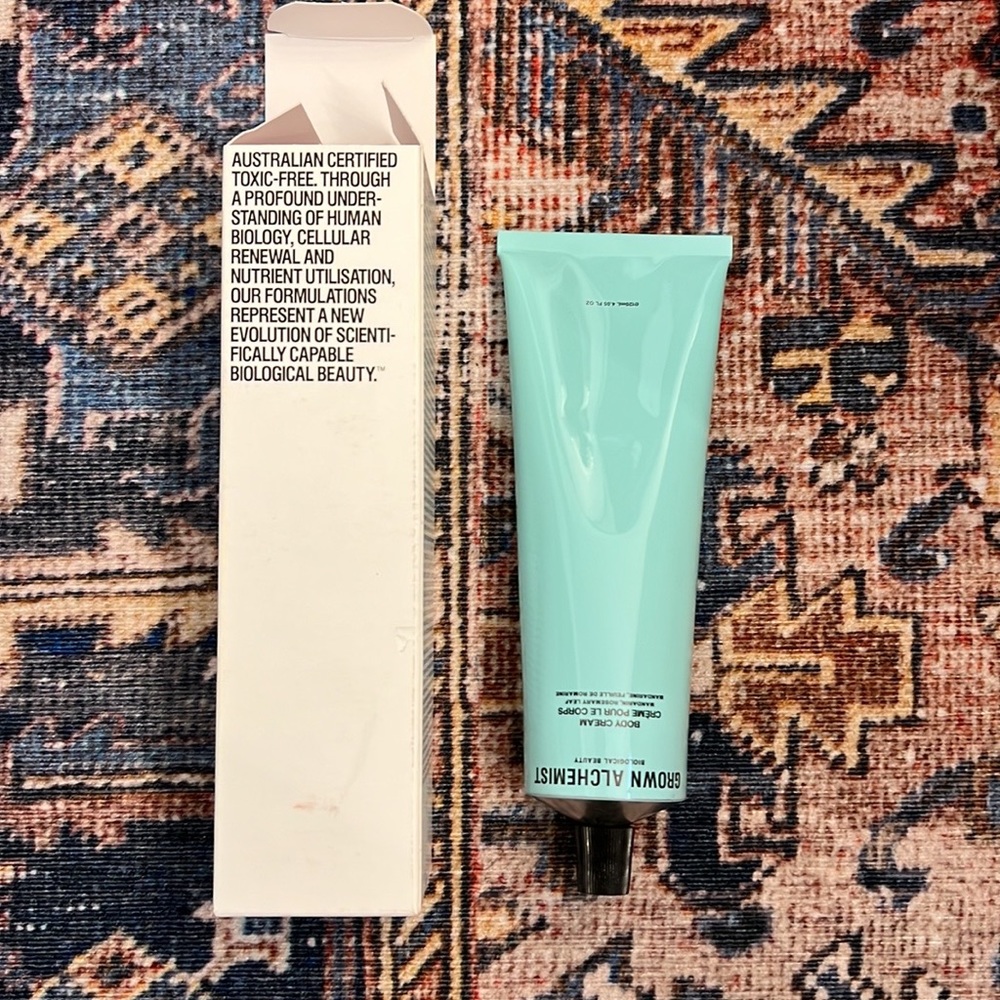 NWT Grown alchemist, body cream